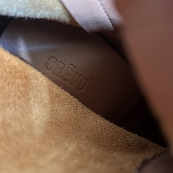 Crevo Leather Ankle Booties in Chestnut - Size 6.5 - Picture 9 of 9